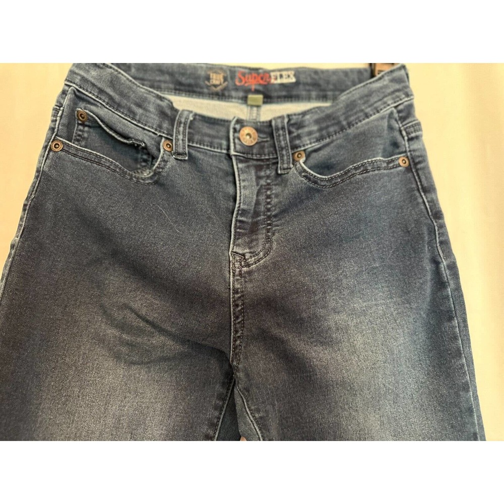TRUE CRAFT JEANS Super Flex Size Youth 14/28in inseam-Belk-Blue Denim-NICE